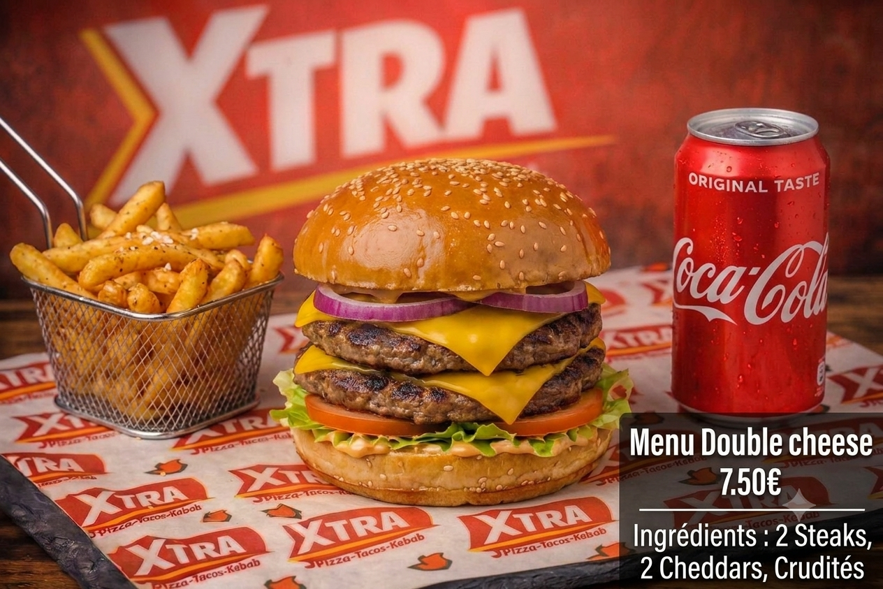 Menu Double Cheese